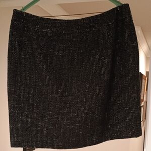 Halogen Dark Textured Pencil Skirt